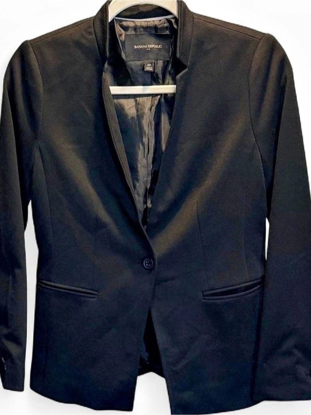 Banana Republic Black Blazer Size 0P Like New